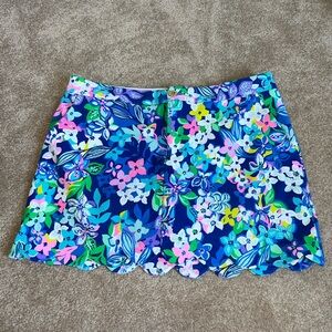 Lilly Pulitzer Colette Scalloped Hem Skort